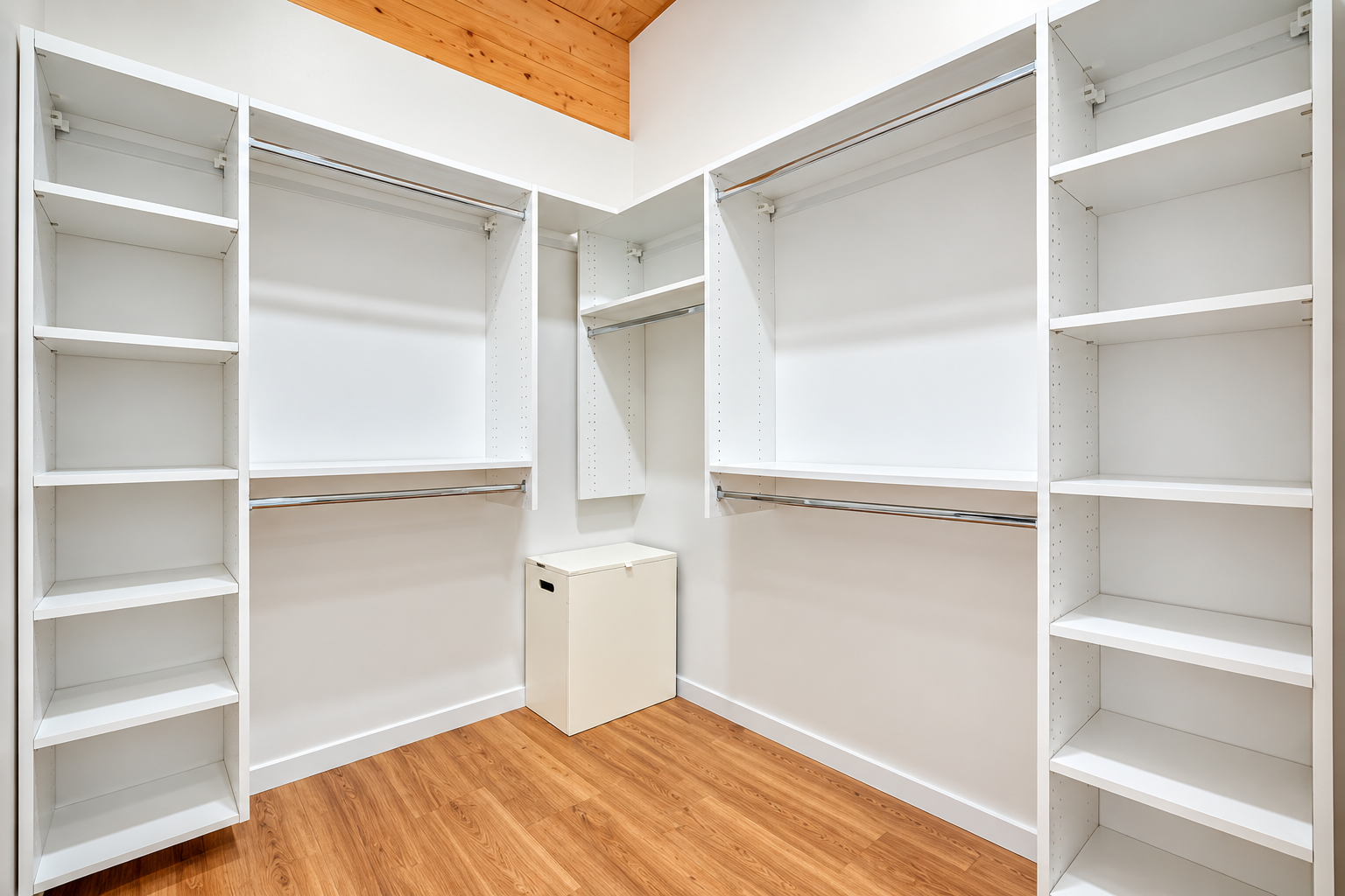 walk-in closets