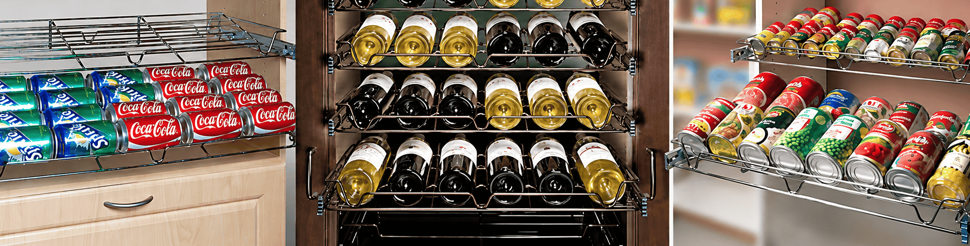 Wine, Spice & Can Racks